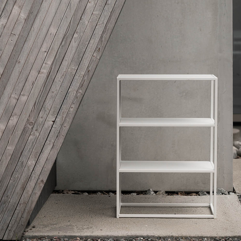 Nordic light luxury three-layer shelf small iron simple sofa rear case home kitchen rack customization