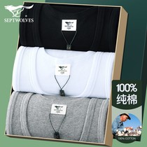 Mens vest mens summer thin section pure cotton new guys cool sports cross bar loose big code sleeveless