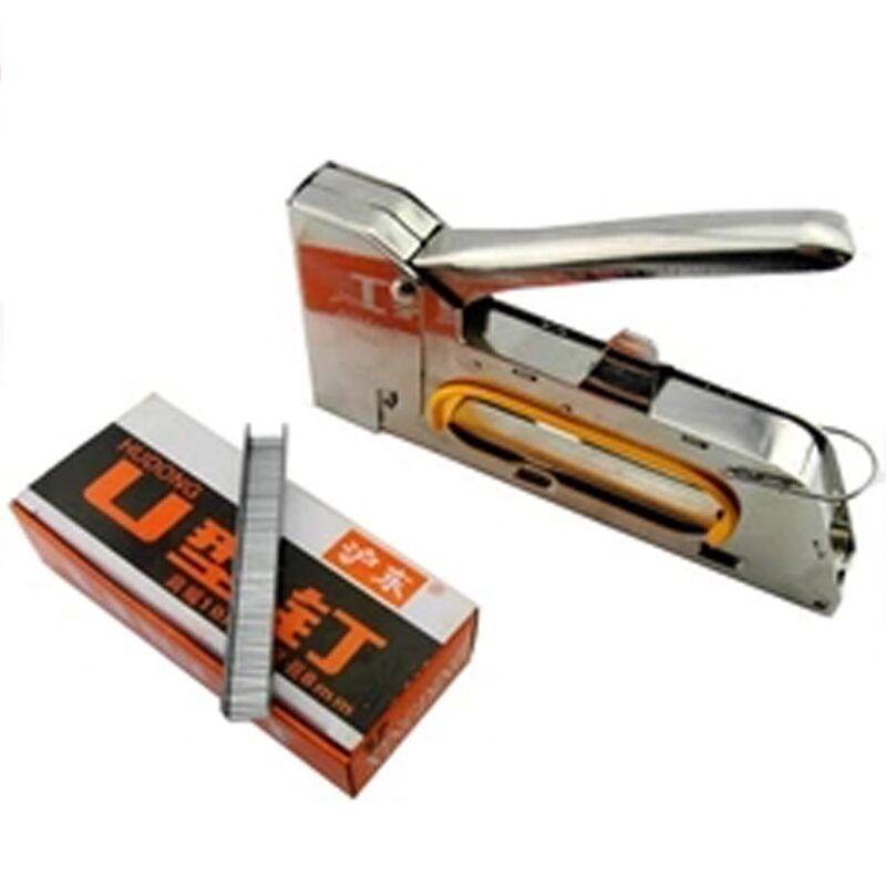 Manual Code Nail Gun Shooting Nail Gun U Type Gun Nail Woodworking Household Oil Painting Three Use Advertising Tightening Canvas Tool Nail Gun