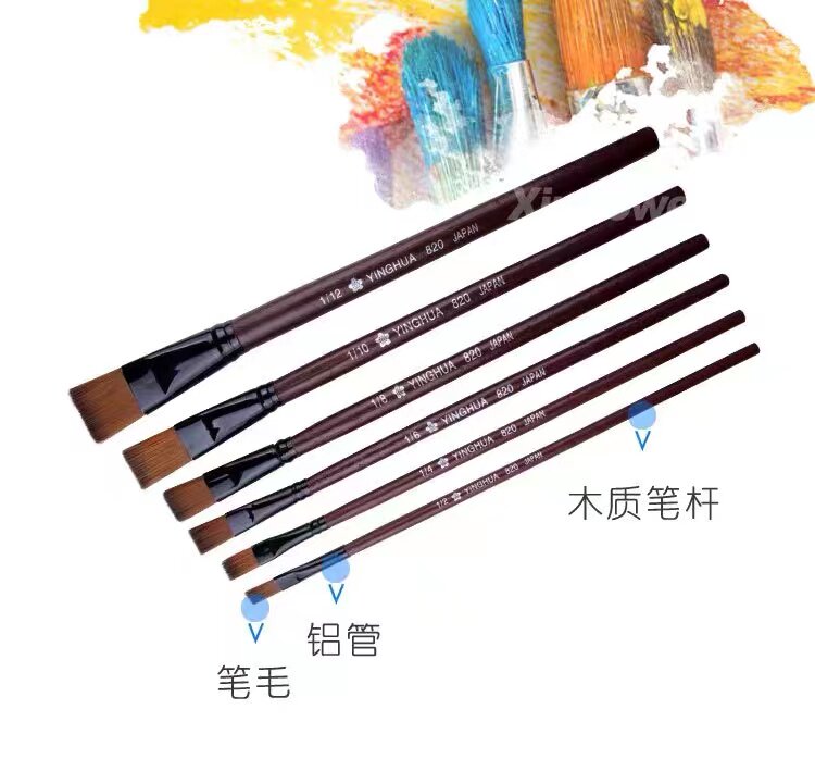 Nylon oil paint brush pen package brush graffiti brush brush watercolor brush