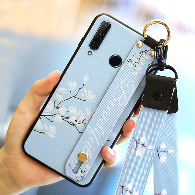 Suitable for Huawei Honor 20I Phone Case, Honor 20 Pro Wrist Strap, Huawei Maimang 9 Full Edge Anti-Drop Hry-Al00T Trendy Men and Women Yal-Al10 Fashionable Pot Maimang 8