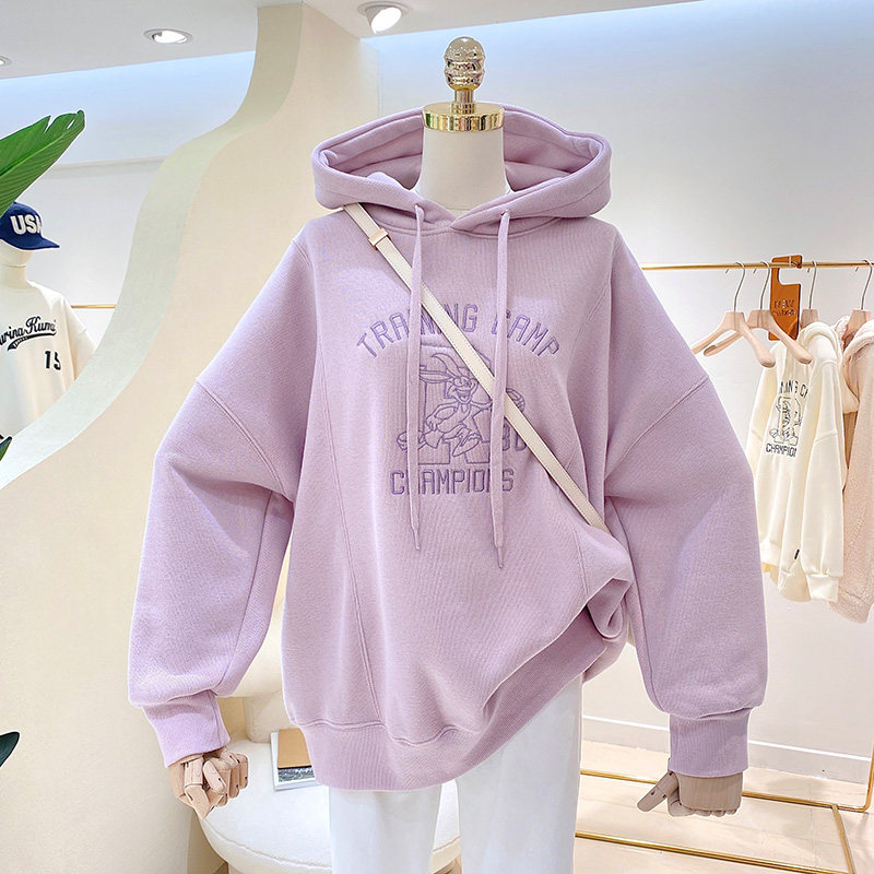 Girl's thick T-shirt spring autumn 2022 new spring dress Korean version girl CUHK Scout Lianhood Trendy Tide Child Clothing Blouse