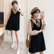 Pregnant women spring dress set fashion tide mom Hot Mom personality hot mom loose pregnant women Spring and Autumn 2020