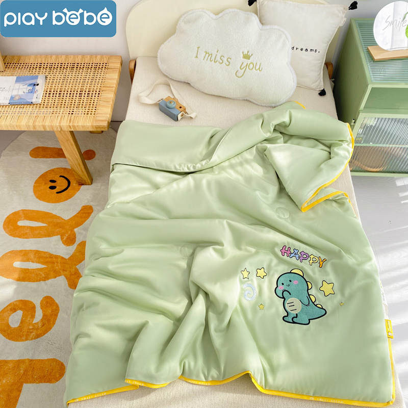 Child Xia cool quilts by pure cotton Kindergarten baby air conditioning by afternoon nap baby Summer quilts by a thin section of the whole cotton quilts