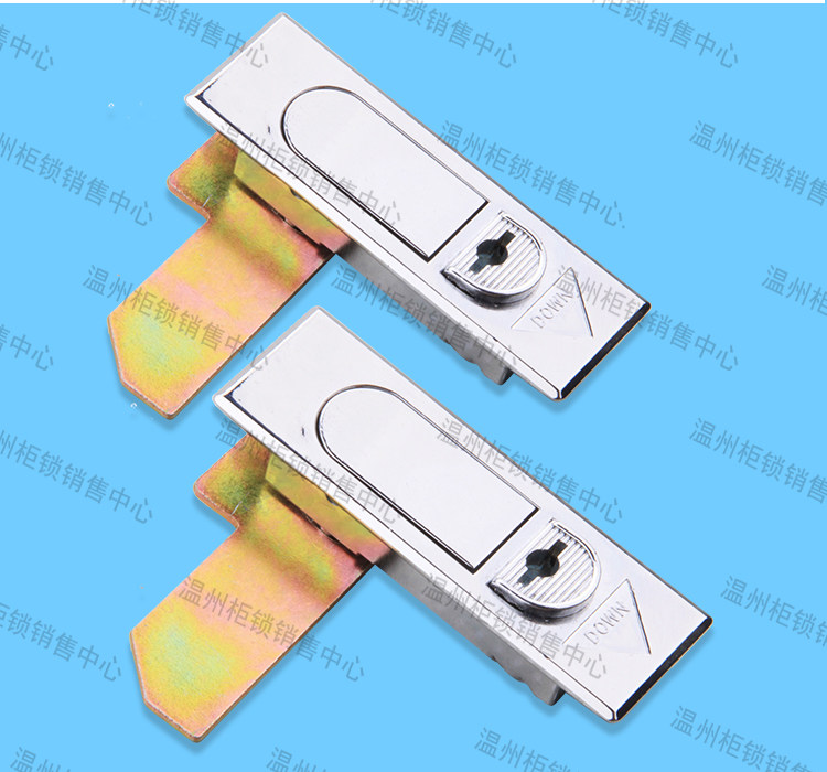 Manufacturer direct sales MS722 Flat lock machinery instrument cabinet door lock MS610-3 Internet totem case cabinet lock