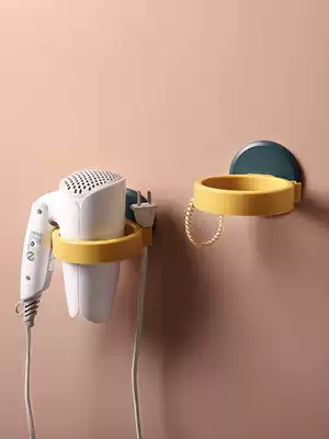 Blow rack non-punching bathroom toilet room toilet storage storage layer rack wall-mounted Hair Dryer rack Hair Dryer rack