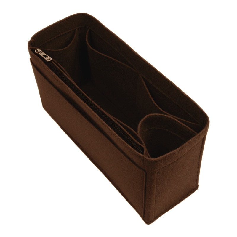 Side Zipper Deep Coffeecustomized Fendi Storage bag Fendi Inner bladder Package in package peekaboo   tote Tote Bag Inner capsule Wrap support