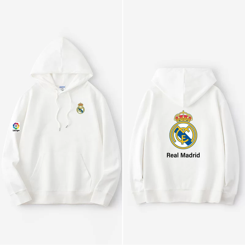 Футболка Real Madrid из Ла Лиги Real Madrid униформа команды Real Madrid толстовка с капюшоном для молодежи свитшот пуловер