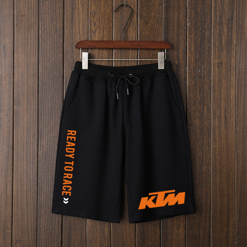 Ktm Motorcycle Off-Road Apparel Shorts Casual Pants Summer Thin Style Unisex Loose Fit Couple