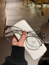 British Cherry Koko eyebrow line glasses for men can be equipped with myopia lenses with prescription to prevent blue light radiation for women