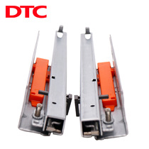 DTC Dongtai half pull rebound bracket bottom hidden rail Heavy drawer bracket bottom rail Cabinet slide G02 damping track