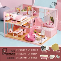 Теплые часы+светодиодный свет+клей инструмент+пылевой обложка+музыка