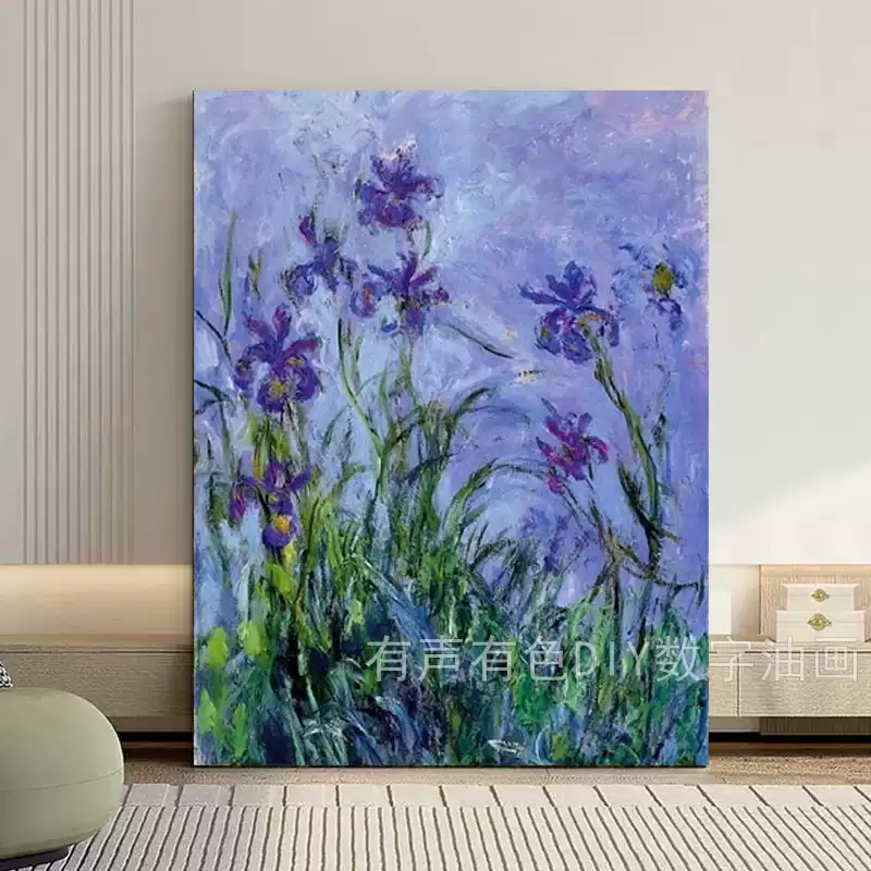 labubu拉布布数字油画高颜值手工diy填色静心解压画手绘油彩画