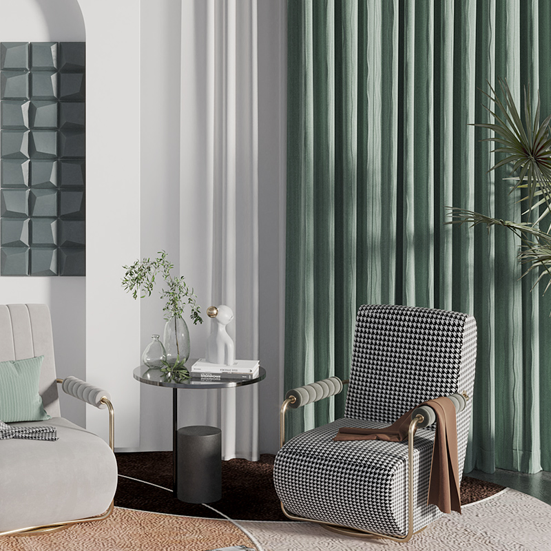 Modern minimalist light lavish curtains Bedrooms creamonlight 2021 new living-room styled shading curtains custom-made-Taobao