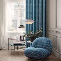 High precision curtain light extravagant bedroom premium shade three-dimensional jacquard 2021 popular new living room high-end customization