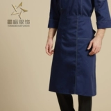 Юбка в складку, многоцветный кофейный фартук для работы подходит для мужчин и женщин