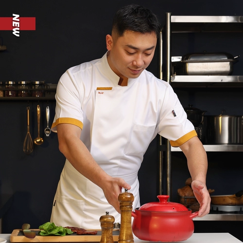 Шеф-повара рабочая одежда в летнем новая кухня с коротки