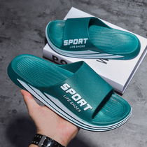 Mens slippers summer wear sports beach plastic thick bottom net red couple home indoor non-slip Korean style sandals and slippers