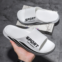 Slippers mens summer wear tide fashion couple home indoor bathroom bath non-slip plastic outdoor beach sandals and slippers