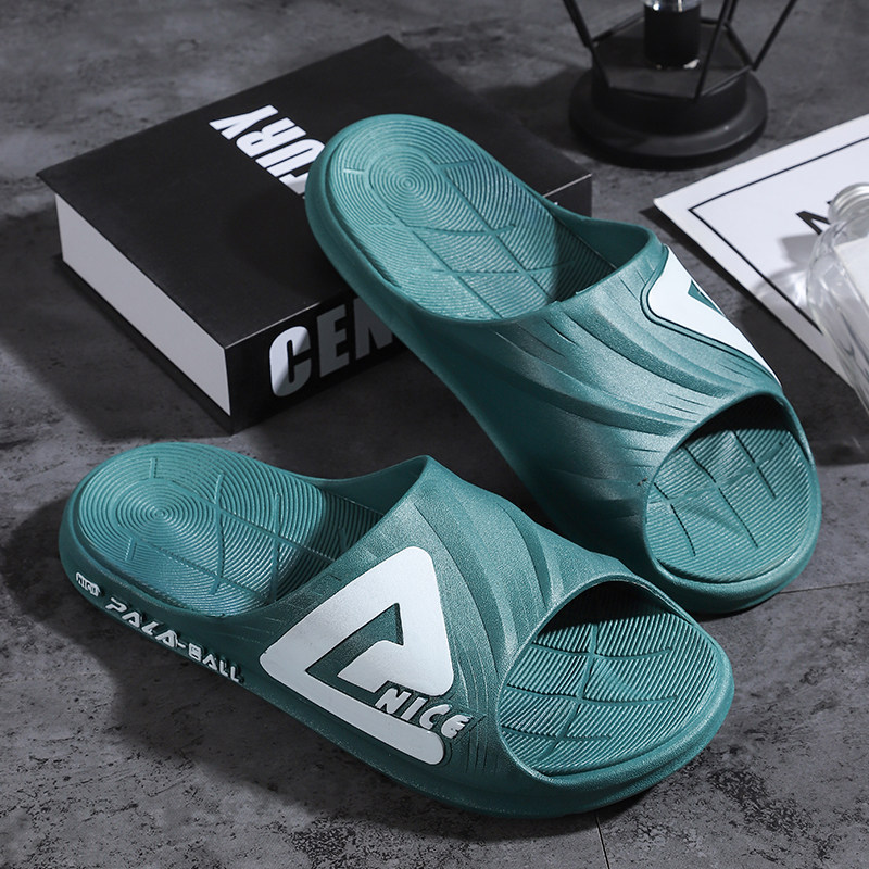 Slippers wore large outdoor thick soles anti-slippers home household wear beach outdoor man drag