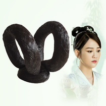 Lig Gooey Fashion Wig Free Deformation Hair Bag Hanfu Styling Double Ring Hair Bun Your Princess Hair Bag Flying Sky Styling