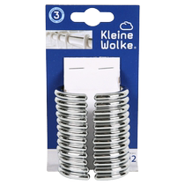Kleine Wolke German original imported plastic C-shaped shower curtain ring household curtain ring shower curtain rod hanging ring