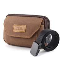 Большой коричневый [Три -слой 6,5 -инч]+ремень