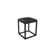 Табурет черный квадратный 35*35*45