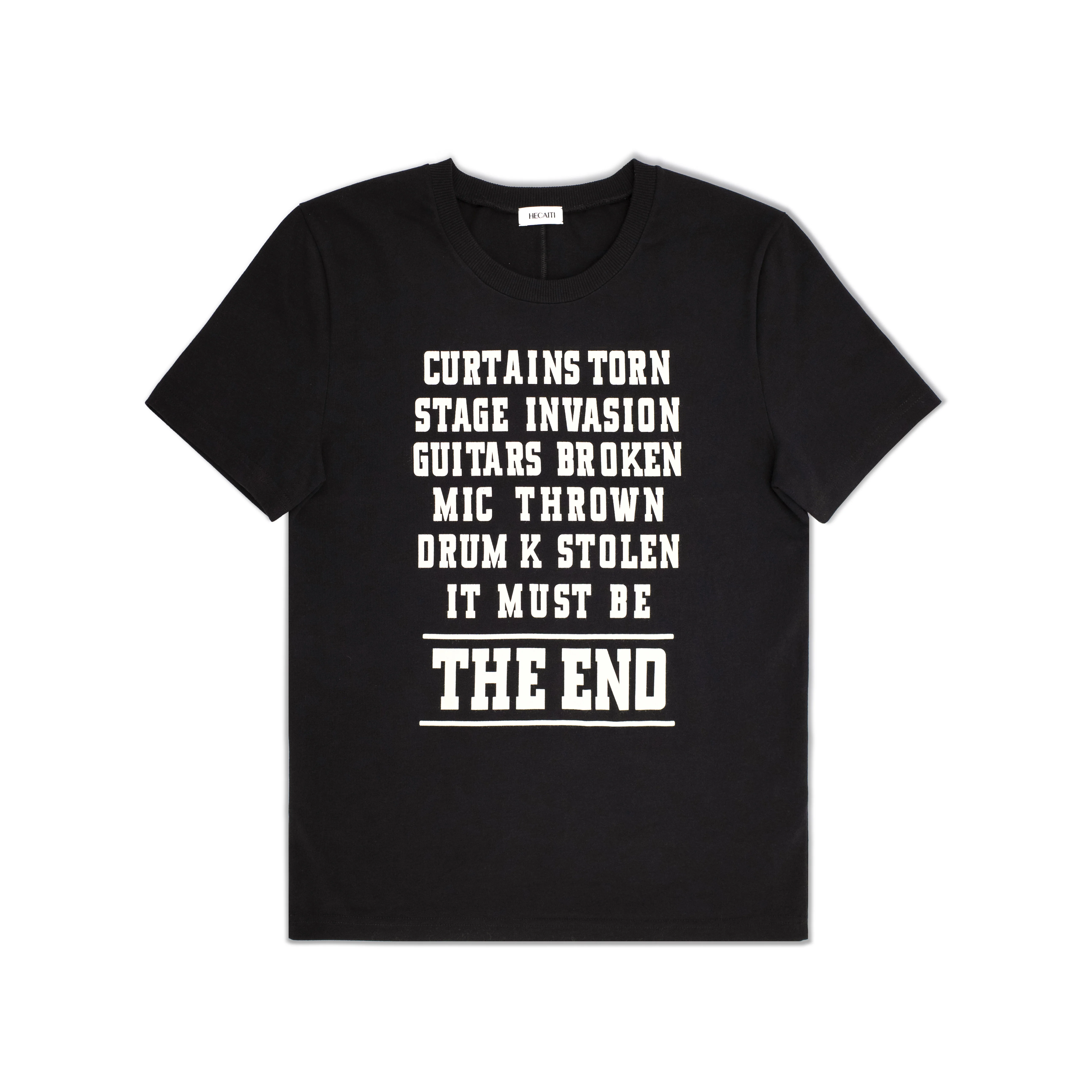 T.E.M｜"THE END" Самый сильный дань рок-слогу острова стройная футболка GD Rolling Stones того же стиля