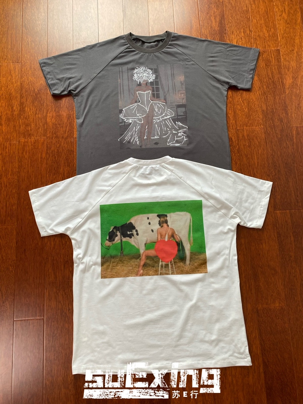 【Remake Bianca Print】Kanye 25Th Anniversary Shanghai Concert Merchandise Short Sleeve Tee
