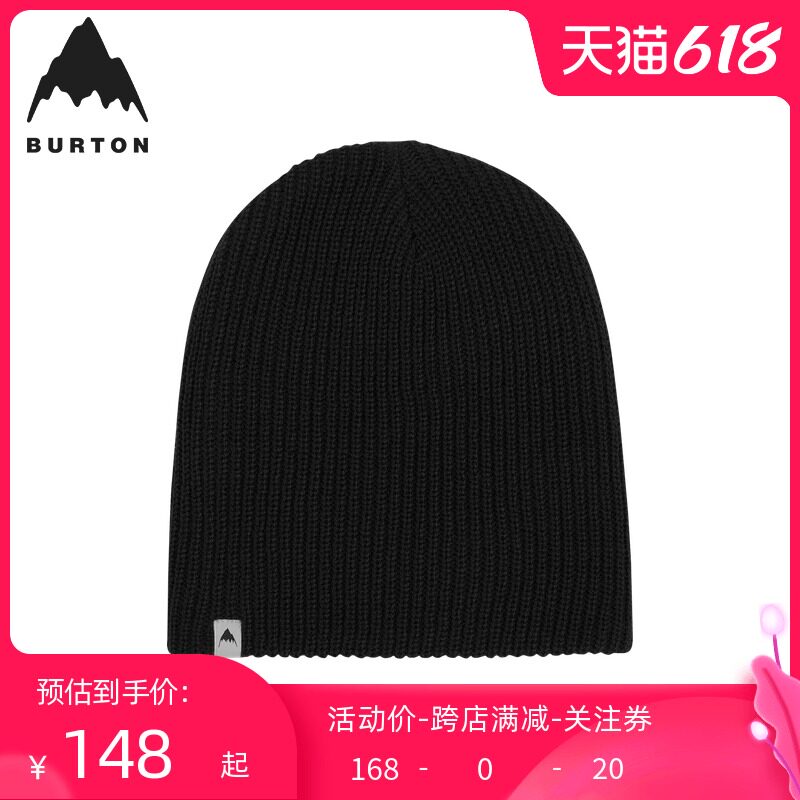 Burton Men Fall Winter All Day Long Knitted Hat Wool Hat Snowboarding 104401
