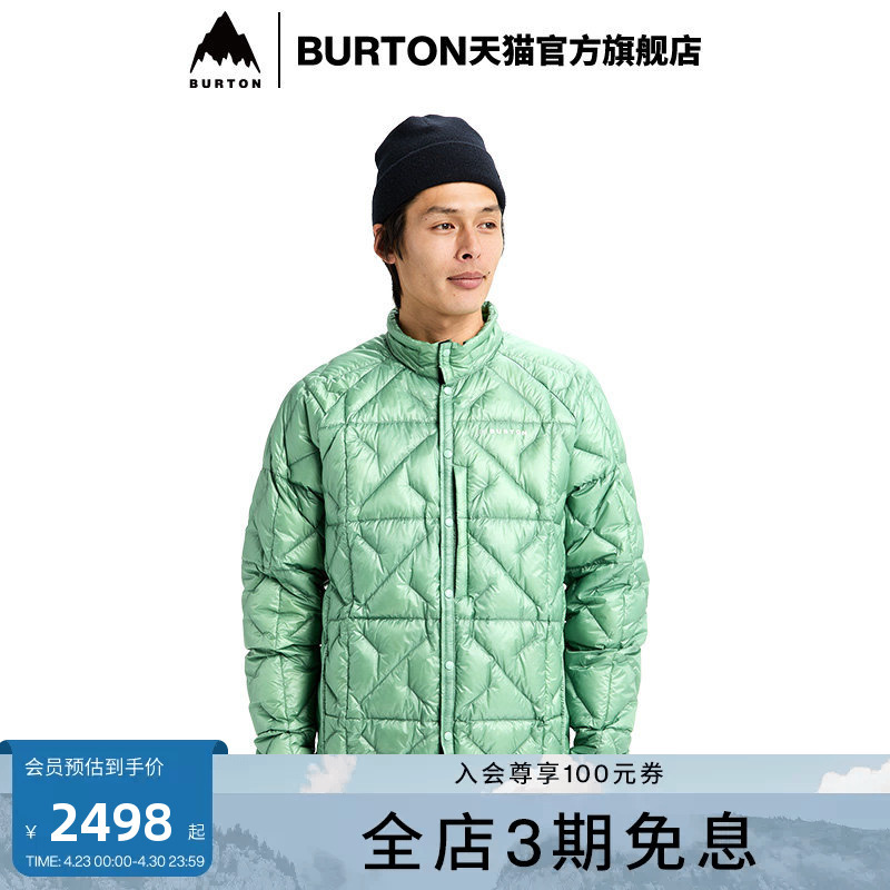 Burton Burton Official Men's [Ak] Baker down Jacket Water-Resistant and Warm-Keeping Snowboard Jacket 220661