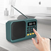 Portable Radio, Audio Book Player for the Elderly, Rechargeable Digital Display, Multi-Functional Music Recorder