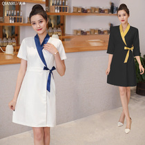 Beauty salon overalls female temperament high-end suit trousers beautician clothing beauty health club Skin Therapy