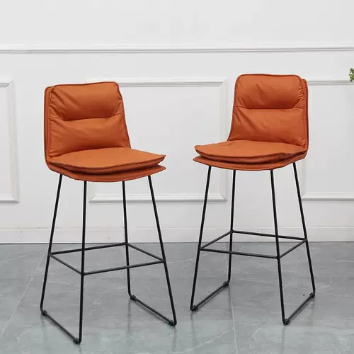 Nordic Light Luxury Better Skin Bar Homeving Modern Iron Iron Gallwood Gallwood Stool Net Red Ins Cafe Bar Стул