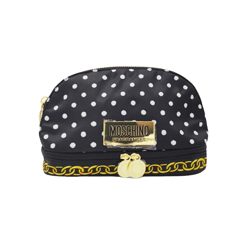 Langfan Moschino Paris Cosmetic Bag, Handbag, Brand Bag, Official Member Exclusive Gift Bag
