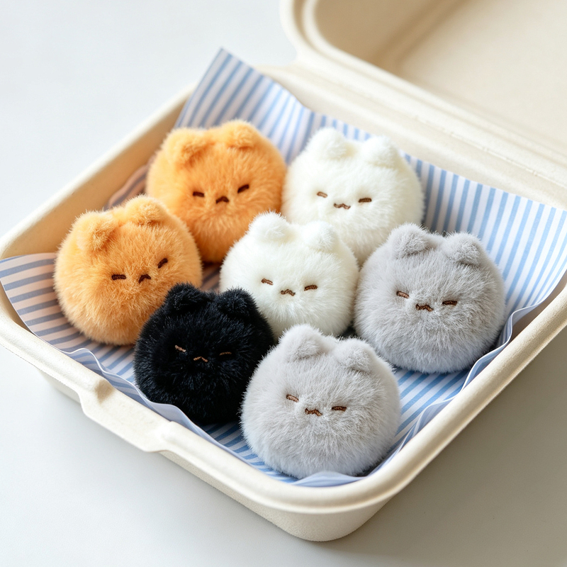 Mini Small Moldy Tofu Doll Pendant Backpack Decoration Kitten Backpack Keychain Practical Gift for Girls Mini Small Moldy Tofu Doll Pendant Backpack Decoration Kitten Backpack Keychain Practical Gift for Girls