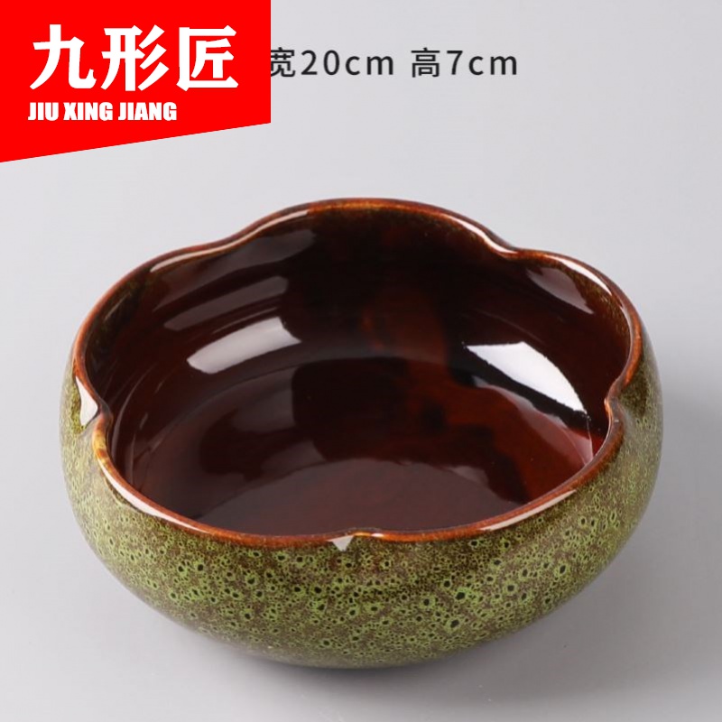 Copper grass hydroponic flower POTS of money grass special ceramic large clearance contracted daffodil water raise lotus bowl lotus leaf