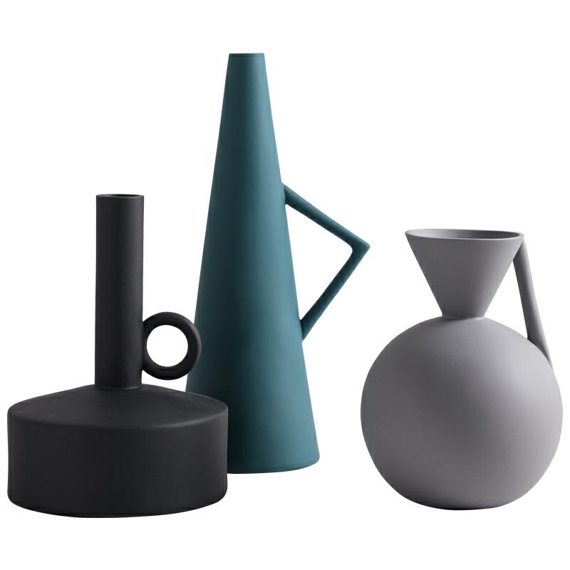 I and contracted jingdezhen ceramic vase furnishing articles sitting room between example flower arranging art deco flower implement creative geometry