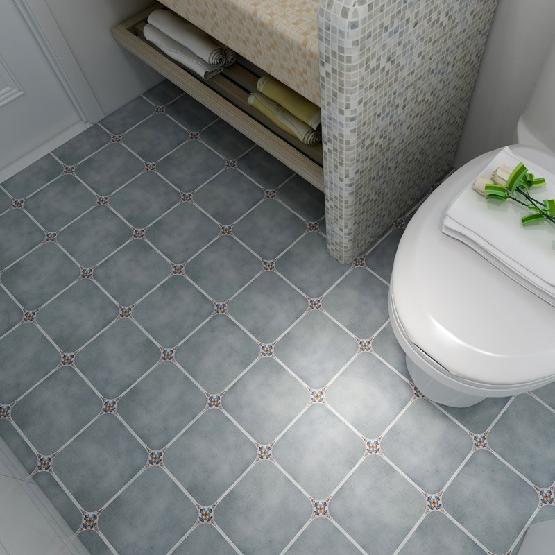 The sitting room toilet floor tile floor adhesive American kitchen stickers waterproof floor tile prevent slippery ceramic tile wall stickers