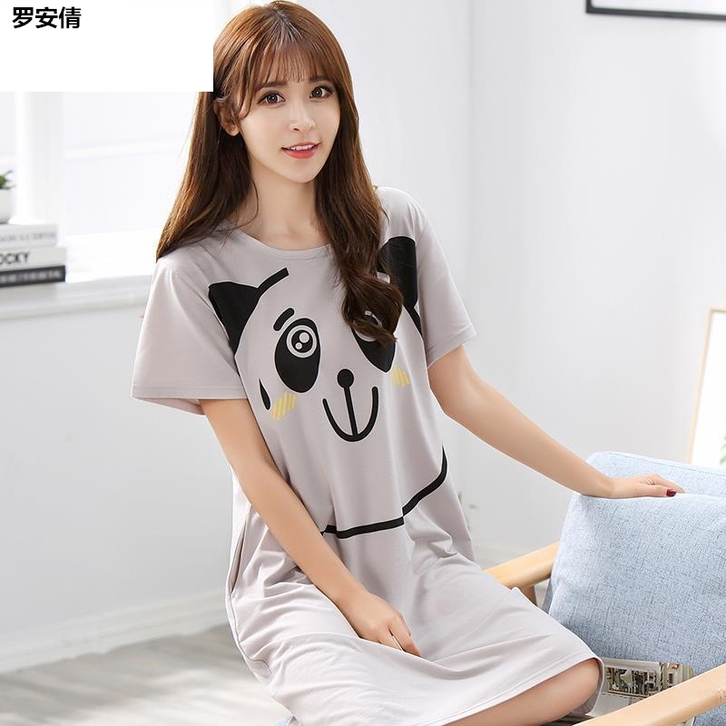 . Mẹ jumpsuit nhà rộng nửa tay áo womens jumpsuit ngắn tay womens đồ ngủ mất để thêm vào mùa hè.