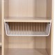 Kitchen cabinet shelf under the table hook rack wardrobe partition layer storage under the basket dormitory storage good items