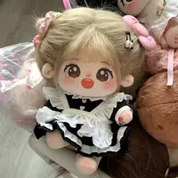 Сладкие голые детские жареные волосы+юбка для горничной