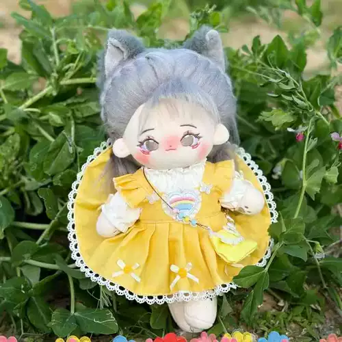 Хлопковая плюшевая кукла для одевания, 32см