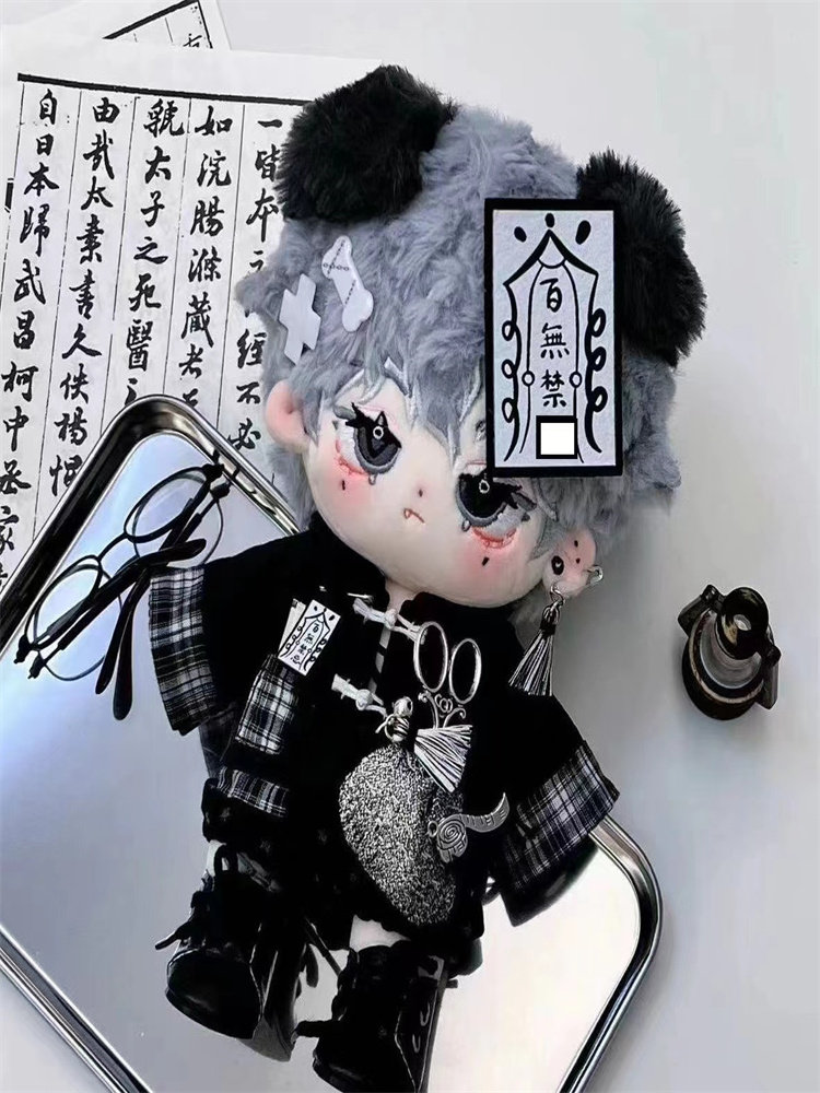 棉花娃娃/毛绒玩具娃衣 20厘米棉花娃娃衣服汉服中国风娃衣套装无属性玩偶替换装现货包邮 OTHER