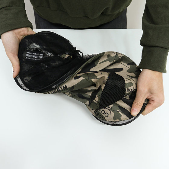 防蚊虫渔夫帽 户外野外便携防蜂帽 登山养蜂露营遮阳钓鱼帽子