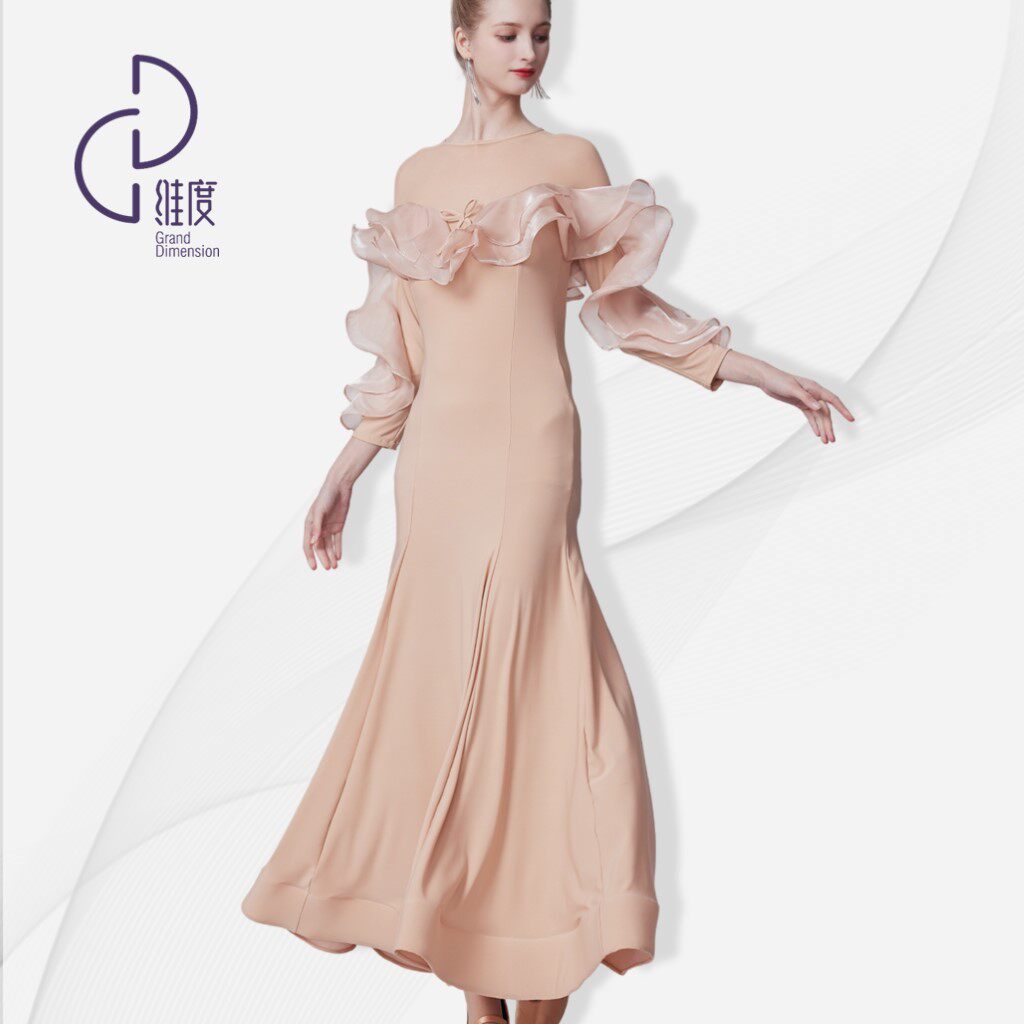 【维度舞服】L71女神专属舞会新款连衣裙,摩登蹈服练习服性感修身,让你成为舞池焦点!🔥-摩登舞下装-淘宝好物网