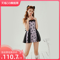 Breezeholiday Connection Dress Swimsuit Woman Spa Costume Conservative tummy Student Swimsuit