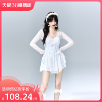 Breezeholiday Swimsuit Woman Spa Coverage Conservatively shade and pure style Superior Feel Superior Closed Swimsuit