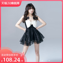 breezeholiday Swimsuit 2022 new student fairy Fan gathered to shade the thin spring swimsuit